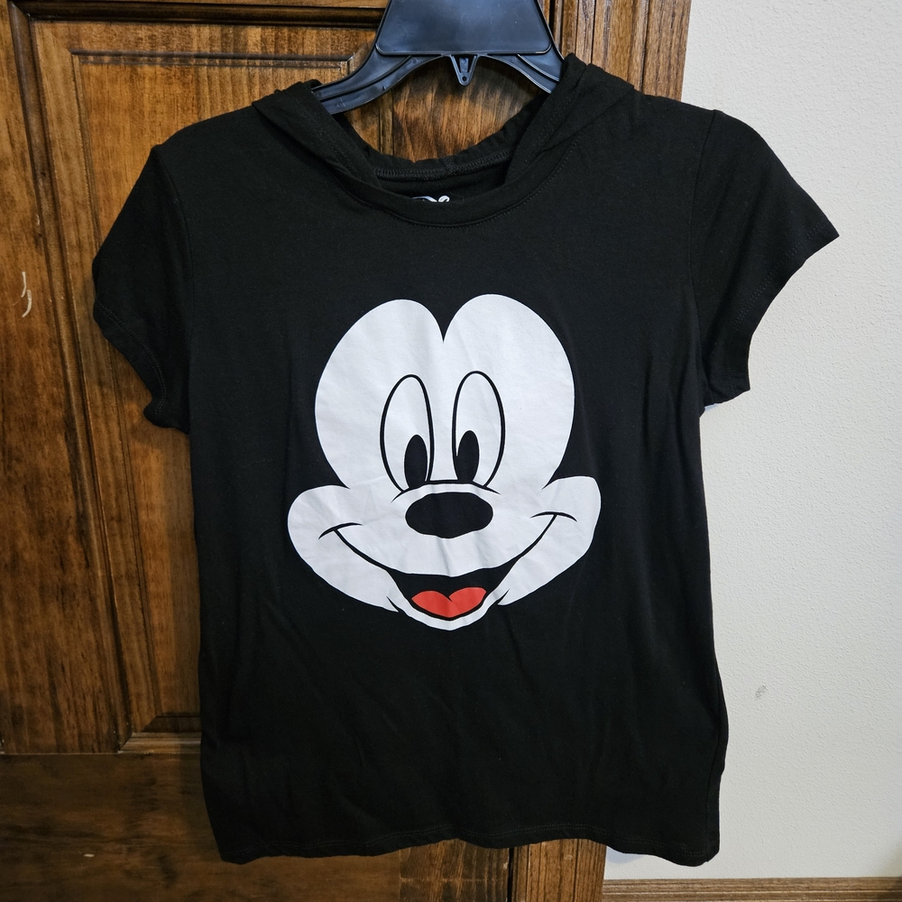Disney Black T-Shirt with White Graphic